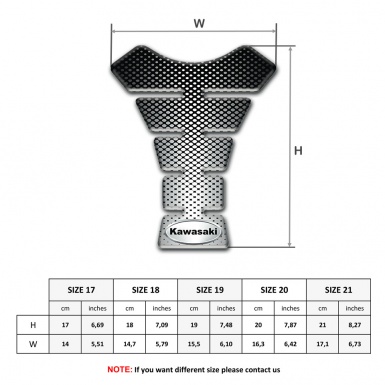 Kawasaki Tank Fuse Gray Black version 