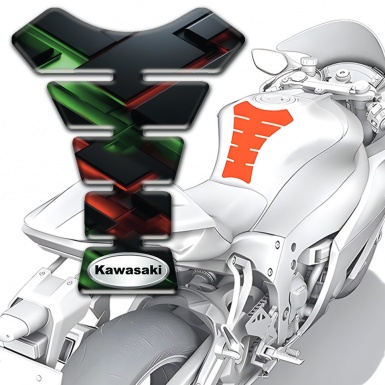 Kawasaki Tank Pad Motorbike High-Quality Design Version 