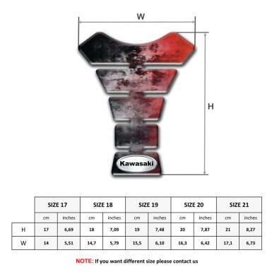 Kawasaki Tank Fuse Mixed Tones Design 