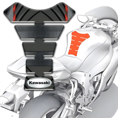 Kawasaki Tank Guard Pads Premium Quality Variant 