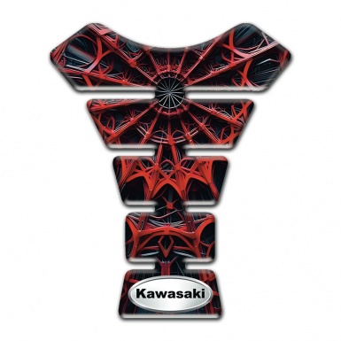 Kawasaki Tank Guard Pads Red Spider Wem Edition 