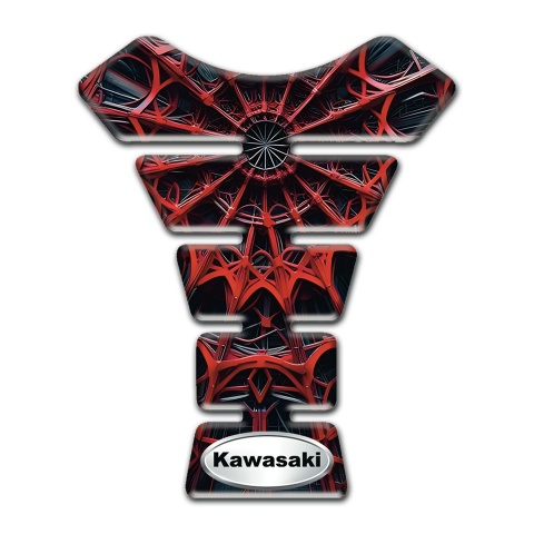 Kawasaki Tank Guard Pads Red Spider Wem Edition 