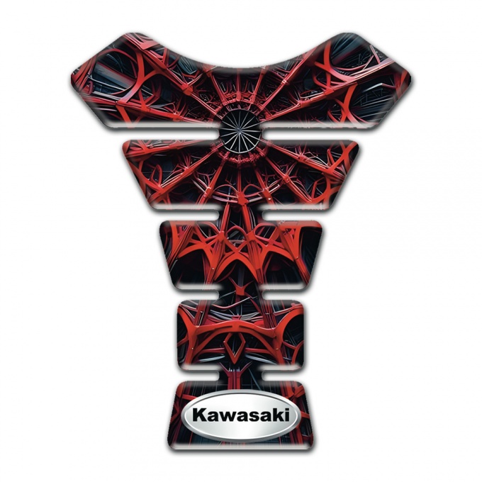 Kawasaki Tank Guard Pads Red Spider Wem Edition 