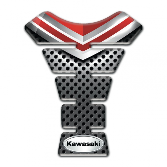 Kawasaki Tank Guard Pads Silicone Sticker Premium Quality Variant 