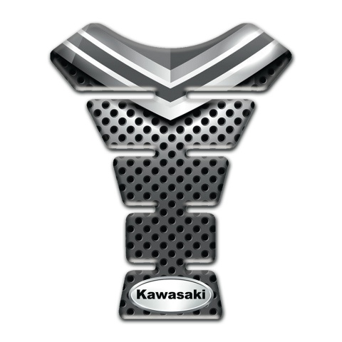 Kawasaki Tank Protector Center Motorcycle Silicone Sticker 