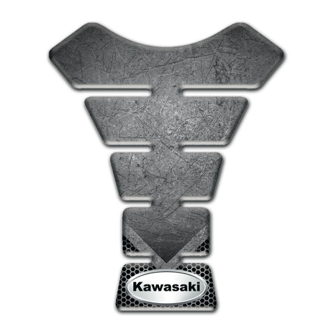 Kawasaki Tank Fuse Stone Slab Design Oval Logo 