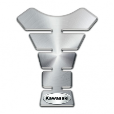 Kawasaki Tank Protector Silver Edition Oval Logo Style 