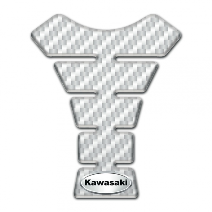 Kawasaki Tank Fuse White Carbon Edition 