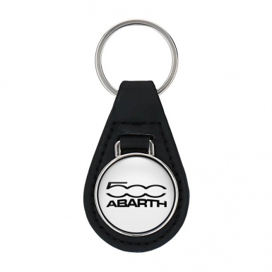 Fiat Abarth 500 Keyring Holder Leather  
