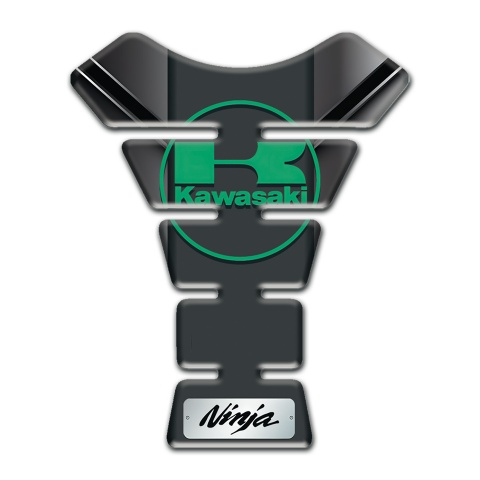 Kawasaki Tank Guard Pads Stylish Design Ninja Edition Green logo 