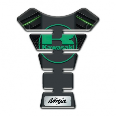 Kawasaki Tank Fuse Ninja Style Green logo Design 