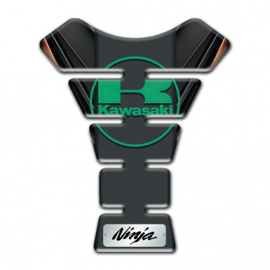 Kawasaki Tank Pad Motorbike High End Model with Green Logo 