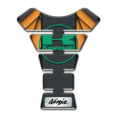 Kawasaki Tank Guard Pads Orange Parts Design Ninja Version 