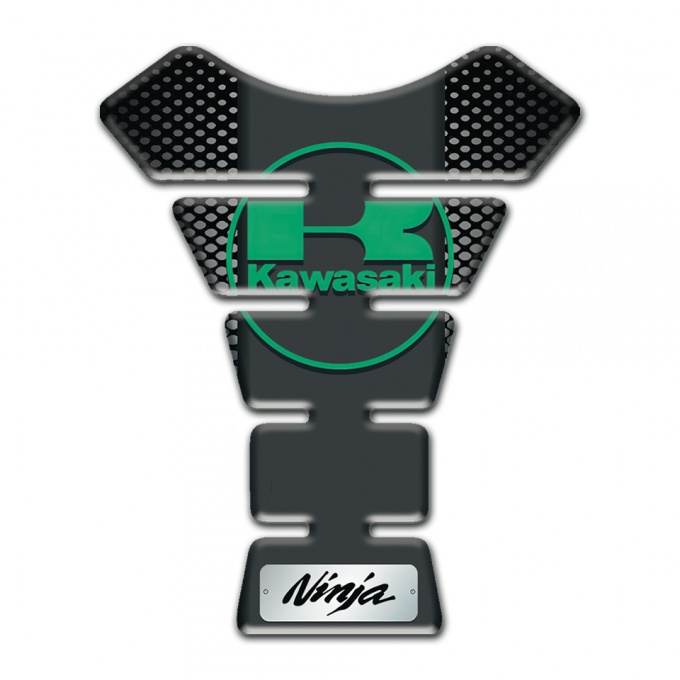 Kawasaki Tank Protector Anti Slip Model with Green logo Design 