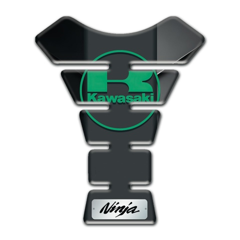 Kawasaki Tank Protector Gray Black halves Style Ninja Edition 