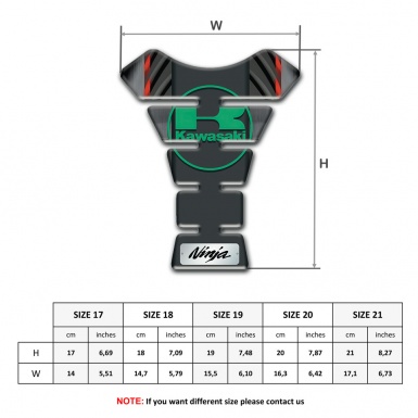 Kawasaki Tank Fuse Ninja Edition with Stylish Green Logo Design 
