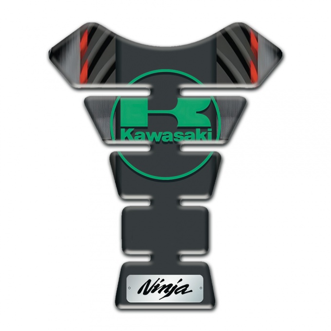 Kawasaki Tank Fuse Ninja Edition with Stylish Green Logo Design 