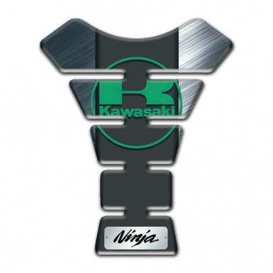 Kawasaki Tank Pad Protector Matte Design Base Green Logo 