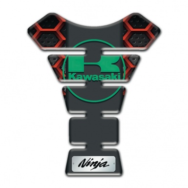 Kawasaki Tank Fuse Hexagons Figures base Green Logo 
