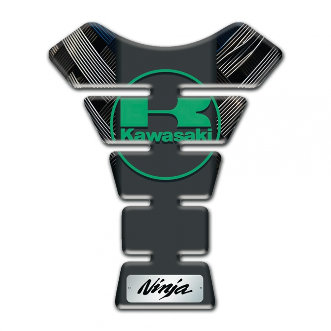 Kawasaki Tank Protector Crossed Belts Design Ninja Edition 