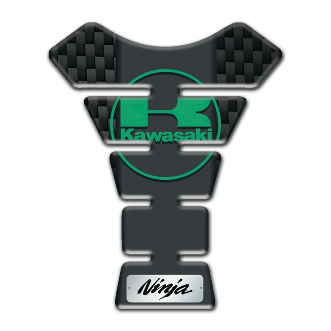 Kawasaki Tank Fuse Black Fibers design Ninja Style 