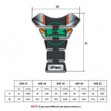 Kawasaki Tank Pad Motorbike High-Quality Model
