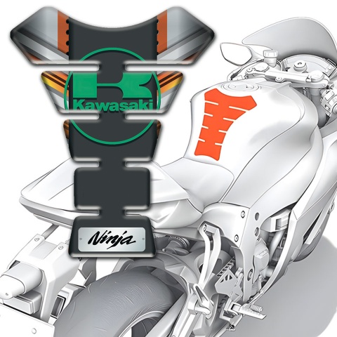 Kawasaki Tank Pad Motorbike High-Quality Model