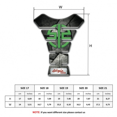 Kawasaki Tank Fuse Mixed Gray Black Colors Base Ninja model 