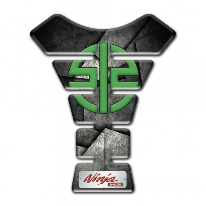 Kawasaki Tank Fuse Mixed Gray Black Colors Base Ninja model 