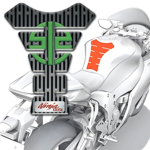 Kawasaki Tank Fuse Metal Ornament Style Ninja Model 