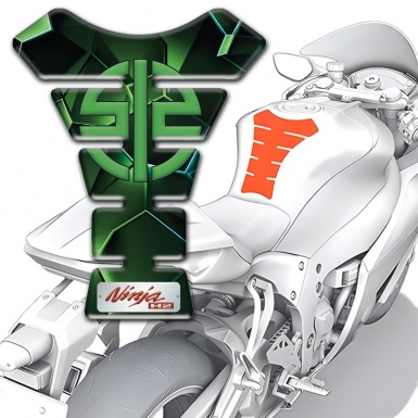 Kawasaki Tank Protector Green Diamond edition