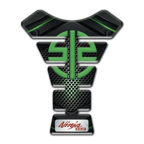 Kawasaki Tank Protector Green Shadow Bse Style 