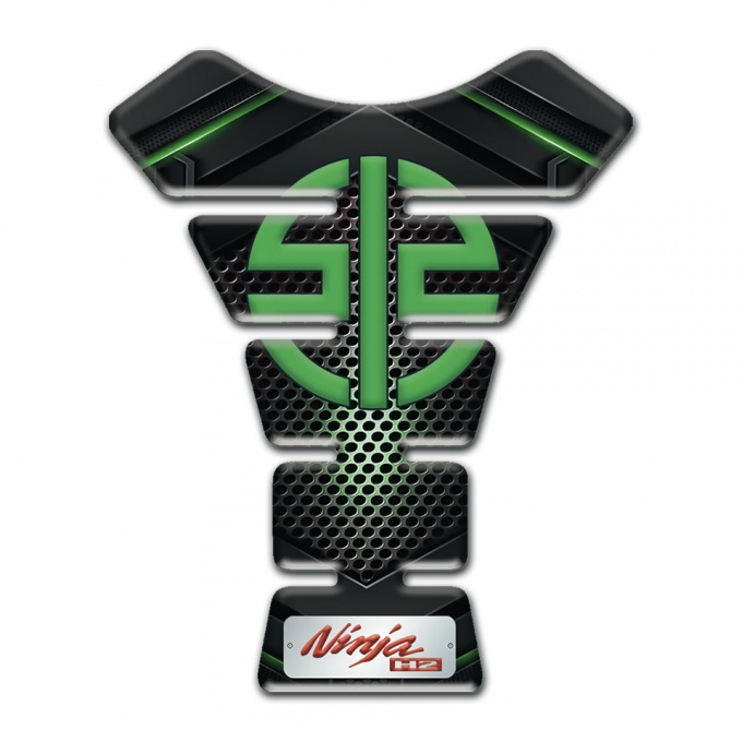 Kawasaki Tank Protector Green Shadow Bse Style 