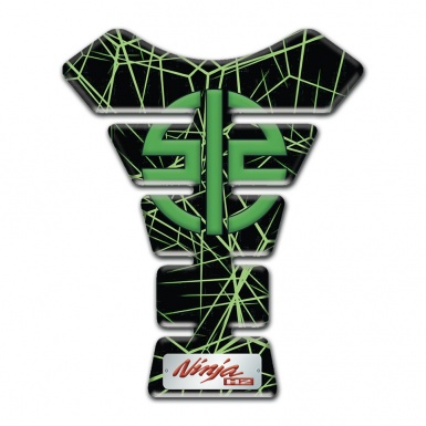 Kawasaki Tank Protector Green Spider web Style Ninja Model 