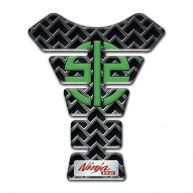 Kawasaki Tank Pad Protector Grid Effect Ninja Version 