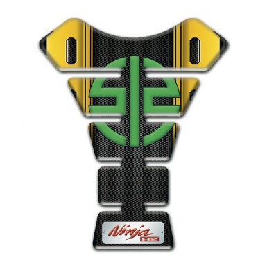 Kawasaki Tank Fuse Black Yellow Version Ninja Model 