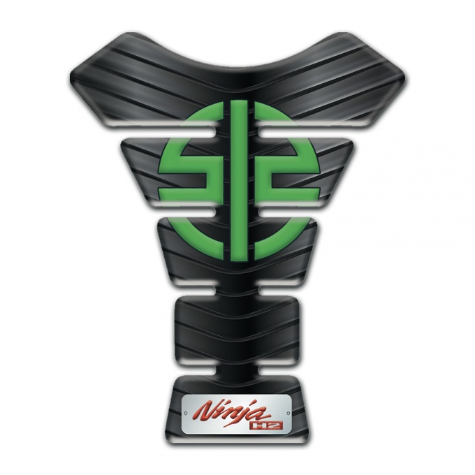 Kawasaki Tank Pad Motorbike Rubber effect Style Ninja Version 