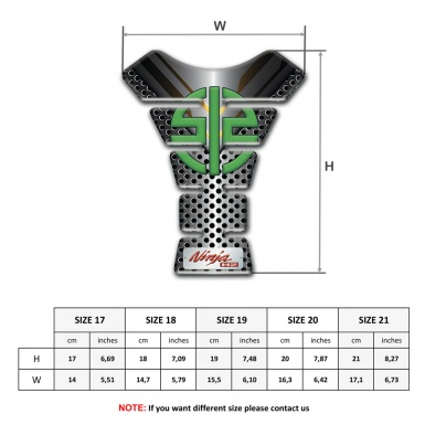 Kawasaki Tank Guard Pads Ninja H2 Model Unique Edition 