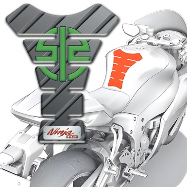 Kawasaki Tank Pad Protector Ninja H2 Version Stylish Type 