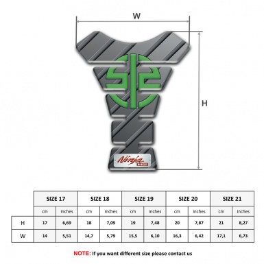 Kawasaki Tank Pad Protector Ninja H2 Version Stylish Type 