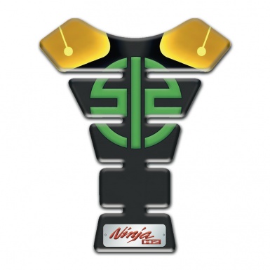 Kawasaki Tank Guard Pads Silicone Sticker Unique Vision 