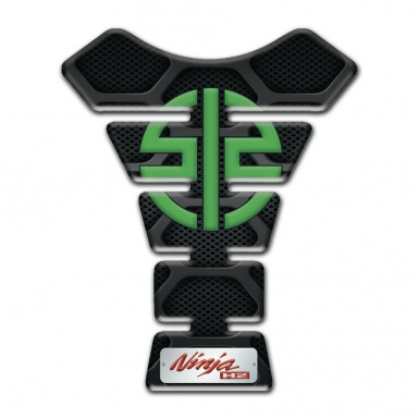 Kawasaki Tank Protector Black with Gray Lines Style Ninja H2 Edition 