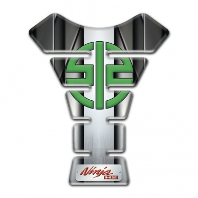 Kawasaki Tank Guard Pads Ninja H2 Style Metal Panel effect Base 