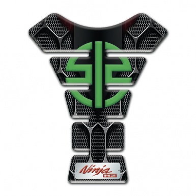 Kawasaki Tank Protector 3D Design with Green logo 