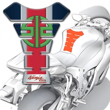 Kawasaki Tank Fuse Silicone Sticker Premium Quality Ninja Edition 