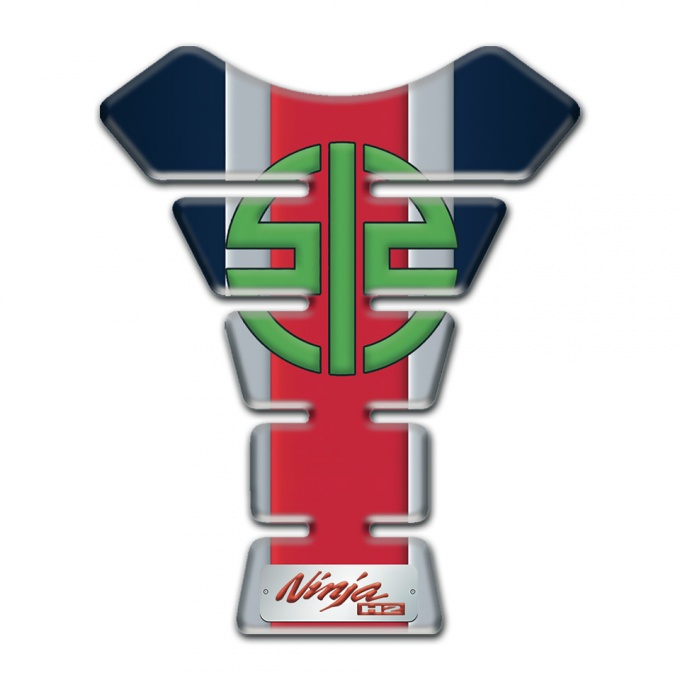 Kawasaki Tank Fuse Silicone Sticker Premium Quality Ninja Edition 