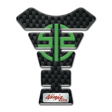 Kawasaki Tank Fuse Black Fibers Style Nija Edition 