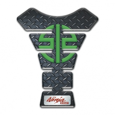 Kawasaki Tank Protector Rough Design base Green Symbol Logo 