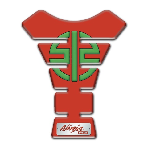 Kawasaki Tank Protector Red Print Ninja H2 Style 