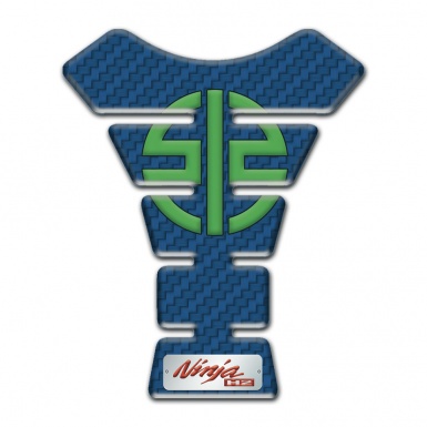 Kawasaki Tank Protector Navy Blue Carbon Ninja H2 Design 